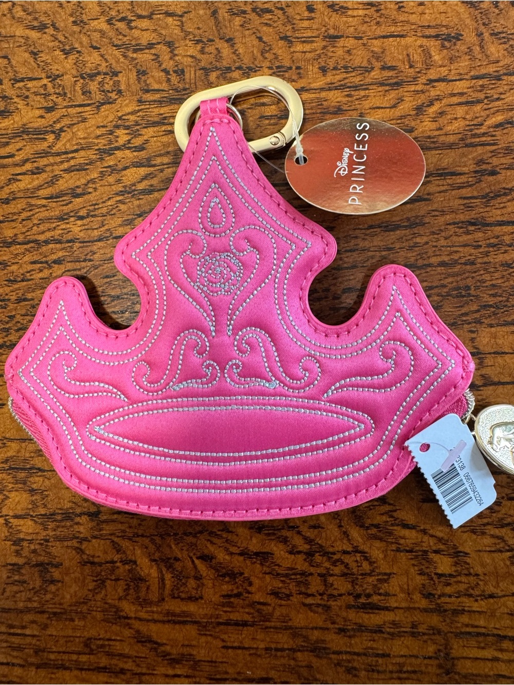 NWT Bath & Body Works x Disney Princess Aurora Crown Coin Purse Bag Charm